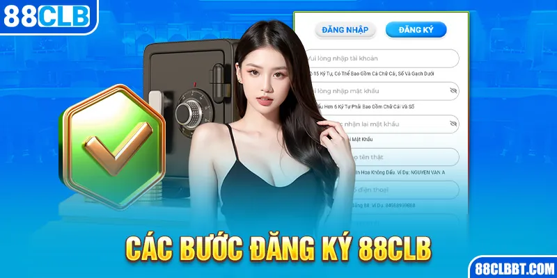 Các bước đăng ký 88CLB