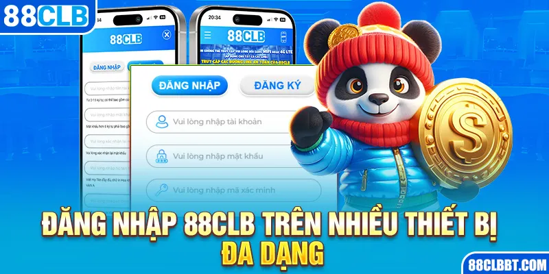 Đăng nhập 88CLB trên nhiều thiết bị đa dạng